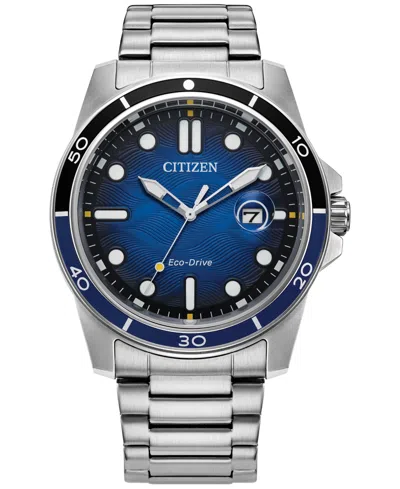 Citizen Eco-drive Men's Stainless Steel Bracelet Watch 42mm In No Color