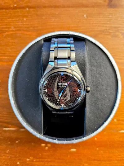 Pre-owned Citizen Eco-drive Men's Star Wars Mandalorian Watch [aw2045-57w]