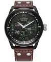 Citizen Eco-drive Men's Star Wars X-wing & Tie Fighter Brown Leather Strap Watch 45mm