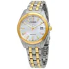CITIZEN CITIZEN ECO-DRIVE MOTHER OF PEARL DIAL TWO-TONE LADIES WATCH EO1224-54D