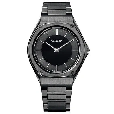 Pre-owned Citizen Eco-drive One Ar5064-57e Black 8826 Solar Men's Watch In Box