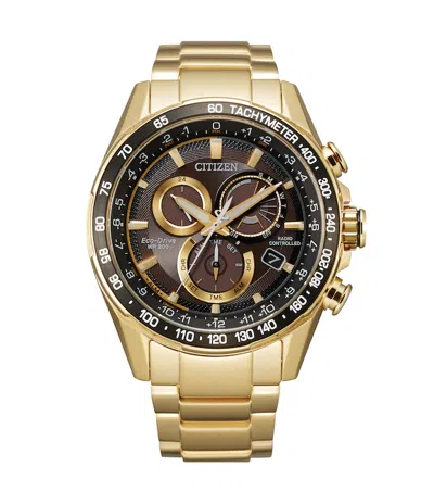 Pre-owned Citizen Eco-drive Pcat Sapphire Crystal Radio Controlled Men's Watch Cb5912-50e