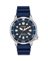 Citizen Promaster Diver Mens Blue Strap Watch Bn0151-09l In Black/blue