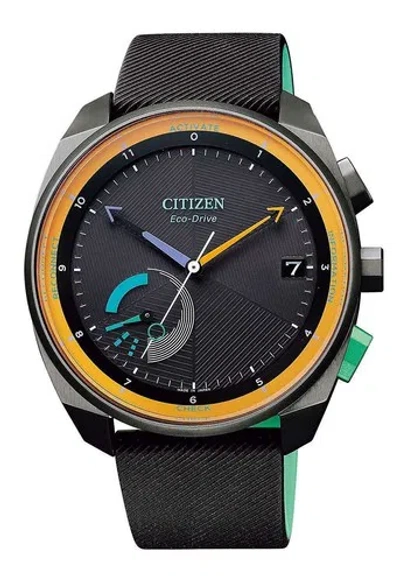 Pre-owned Citizen Eco-drive Riiiver Bz7005-07e Solar Men Watch In Box