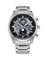 Citizen Super Titanium Mens Silver Tone Bracelet Watch By1010-57h In Gray/silver