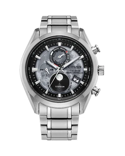CITIZEN ECO-DRIVE SPORT LUXURY TITANIUM WATCH, 43MM