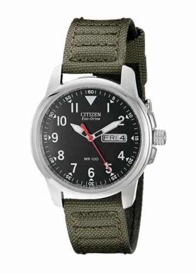 Pre-owned Citizen Eco-drive Stainless Steel Watch With Day/date Display Bm8180-03e  F/s.