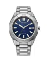 Citizen Eco-drive Men's Weekender Stainless Steel Bracelet Watch 41mm In Blue/silver