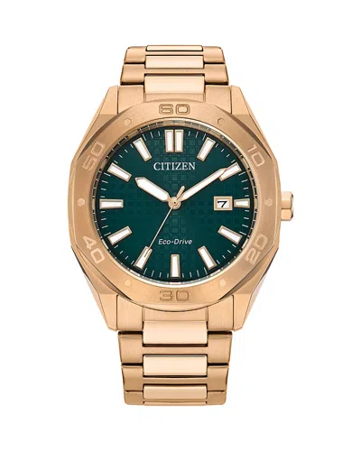 CITIZEN ECO DRIVE WEEKENDER SPORT ODYN WATCH, 41MM