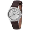 CITIZEN CITIZEN ECO-DRIVE WHITE DIAL BROWN LEATHER LADIES WATCH FE6011-14A