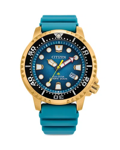 Citizen Eco Promaster Stainless Steel Strap Watch, 44mm In Blue