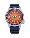Citizen Eco Promaster Stainless Steel Strap Watch, 44mm In Orange/blue