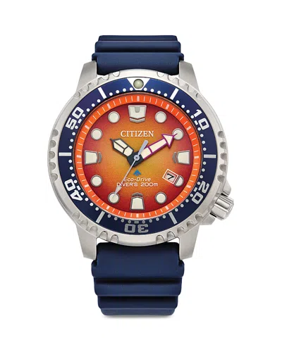 Citizen Eco Promaster Stainless Steel Strap Watch, 44mm In Blue