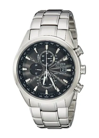 Pre-owned Citizen Eco World Chronograph Radio Controlled At8010-58e Free Shipping