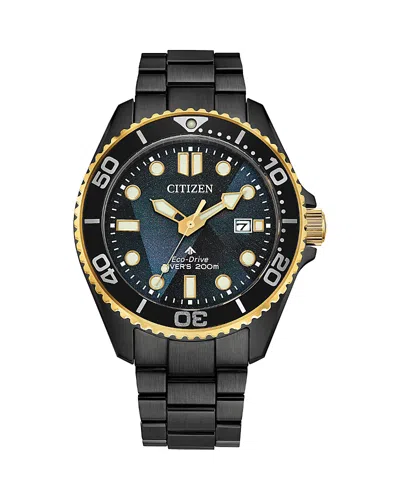 Citizen Eco-drive Special Edition Promaster Dive Light In Black 3 Watch, 40.6mm In Metallic