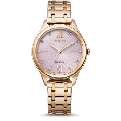 Pre-owned Citizen Em0503-75x Solar Women Watch Us4