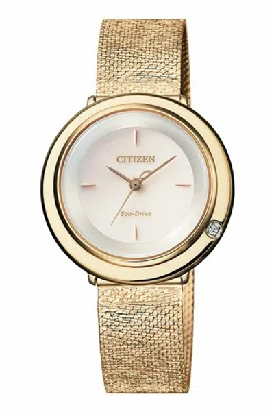 Pre-owned Citizen Em0643-84x Solar Women Watch Us4