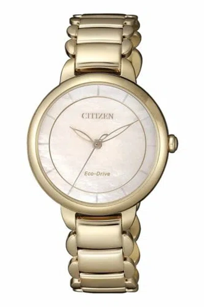 Pre-owned Citizen Em0673-83d Solar Women Watch Us4