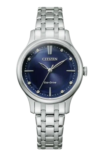 Pre-owned Citizen Em0890-85l Solar Women Watch Us4