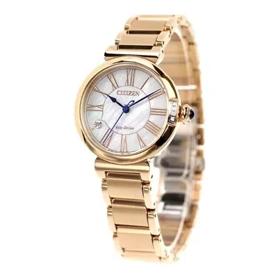 Pre-owned Citizen Em1063-89d Round Collection Eco-drive Women Watch Sealed In Box