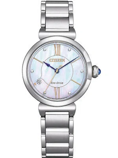 Pre-owned Citizen Em1070-83d Eco-drive Elegance Ladies Watch 30mm