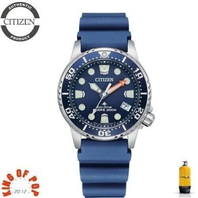 Pre-owned Citizen Eo2021-05l Promaster Marine Eco-drive Free Shipping