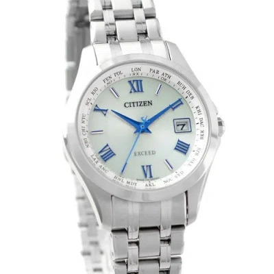 Pre-owned Citizen Exceed Ec1120-59b Eco-drive Woman Watch In Box