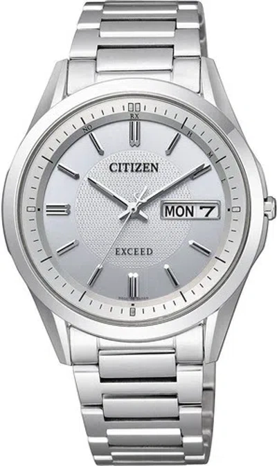 Pre-owned Citizen Exceed Eco-drive At6030-60a Men's Watch In Box