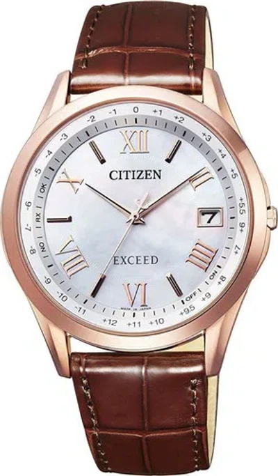 Pre-owned Citizen Exceed Eco-drive Cb1112-07w Men Watch In Box