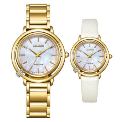 Pre-owned Citizen Gold Womens Analogue Watch Em1092-64d