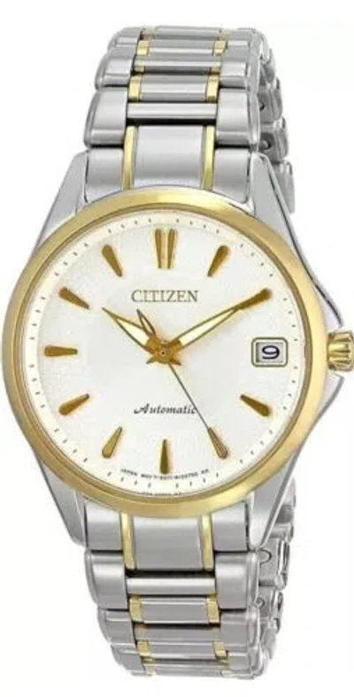 Pre-owned Citizen Grand Classic Women's Automatic Date Display Watch 33mm Pa0004-53a