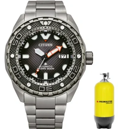 Pre-owned Citizen Grey Mens Analogue Watch Promaster Marine Nb6004-83e