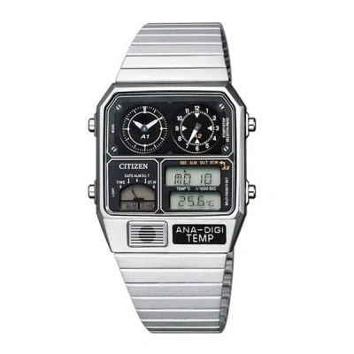 Pre-owned Citizen Jg2101-78e Analog Digital Temp Watch Facsimile Edition