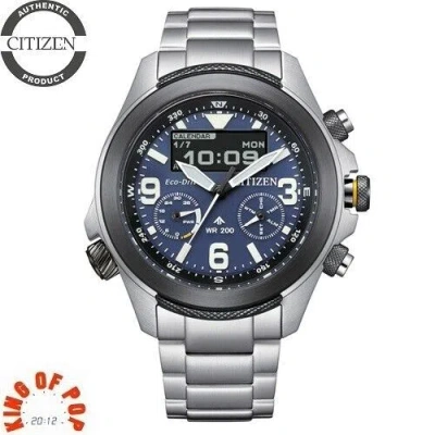 Pre-owned Citizen Jv1006-51l, Eco Drive Land , Promaster, Zafiro,20 Bar