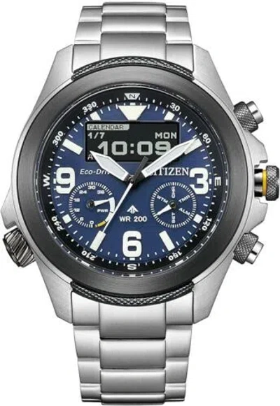 Pre-owned Citizen Jv1006-51l Promaster Land Series Light-powered Japan Import