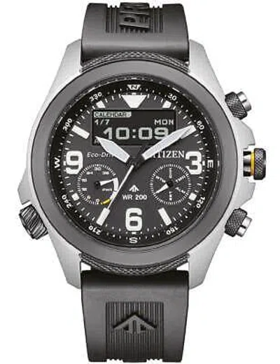 Pre-owned Citizen Jv1007-07e Mens Watch Promaster 35th Anniversary Eco-drive Combinatio...