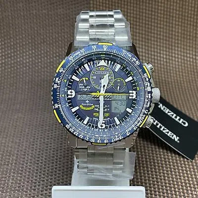 Pre-owned Citizen Jy8078-52l Eco-drive Promaster Standard Analog Digital Men's Watch In Silver