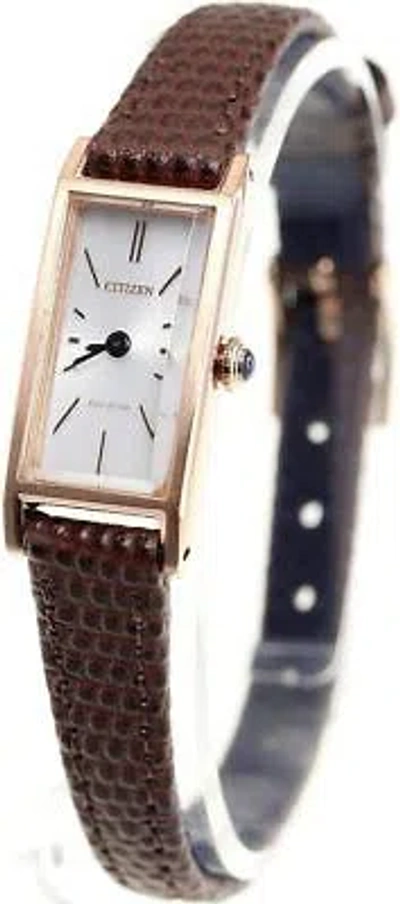 Pre-owned Citizen [] Key Kii: Eco Drive Solar Watch Ladies Eg7044-06a