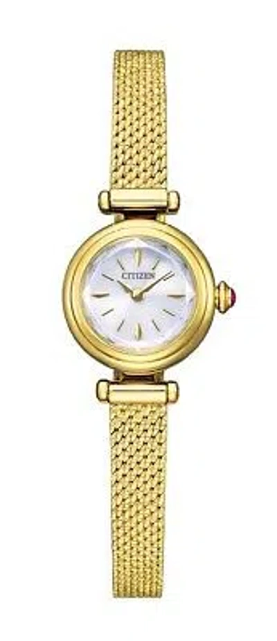 Pre-owned Citizen Kii Exceed Eg7083-55a Gold Women's Watch In Box