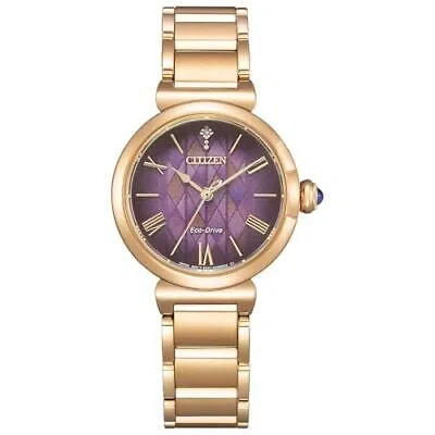 Pre-owned Citizen L Em1079-89w Disney Collection Frozen Inspired Limited Model Stainless