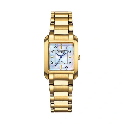 Citizen Ladies Watch Ew5602-81d In Gold Tone / Mother Of Pearl