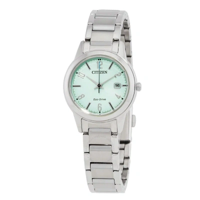Citizen Lady Eco-drive Green Dial Watch Fe1241-71x