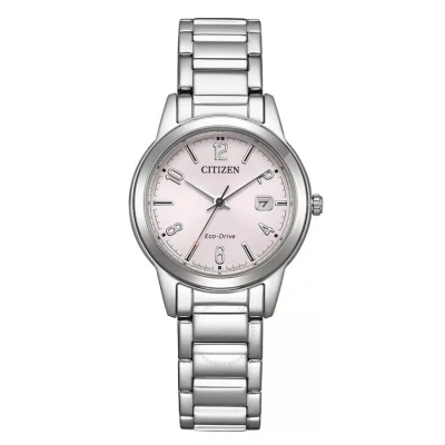 Citizen Lady Eco-drive Pink Dial Watch Fe1241-71z