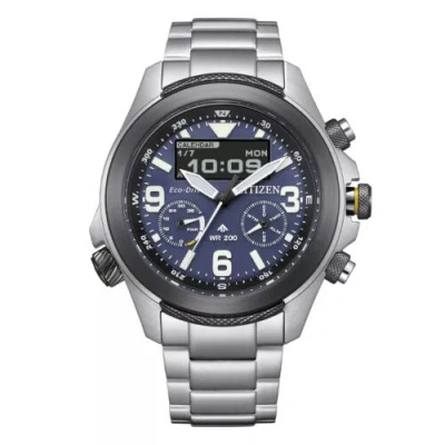 Pre-owned Citizen Land Promaster Jv1006-51l Eco-drive Men Watch Usus