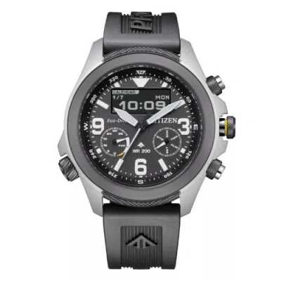 Pre-owned Citizen Land Promaster Jv1007-07e Eco-drive Men Watch Usus