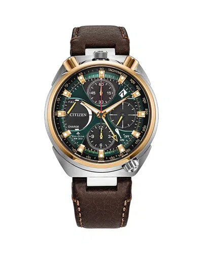 Citizen Limited Edition Promaster Tsuno Chrono Watch, 44.5mm In Brown