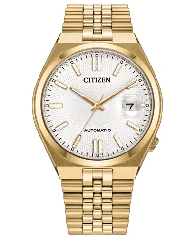 Citizen Men's Automatic Tsuyosa Gold-tone Stainless Steel Bracelet Watch 40mm