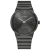 Citizen Men's Axiom 40mm Solar Powered Quartz Eco-drive Watch In Black