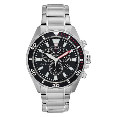 Citizen Men's Brycen Black Dial Watch In Metallic
