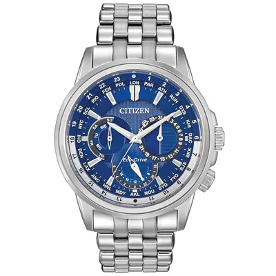 Citizen Men's Calendrier Eco-drive World Time Blue Dial Watch